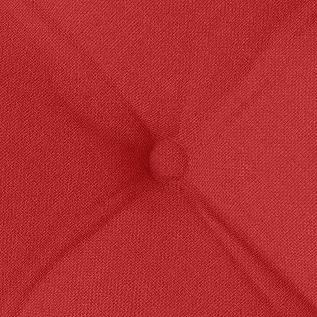 vidaXL Coussins de chaise 4 pcs Rouge 40 x 40 x 6 cm Tissu
