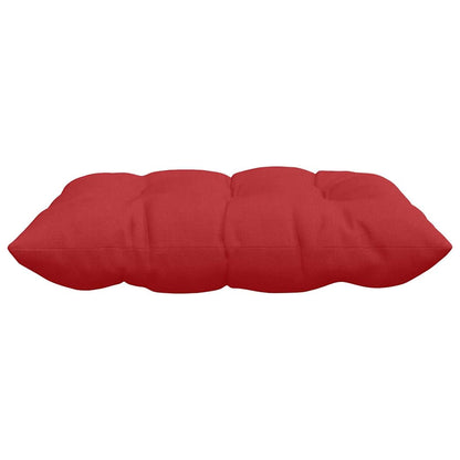 vidaXL Coussins de chaise 4 pcs Rouge 40 x 40 x 6 cm Tissu