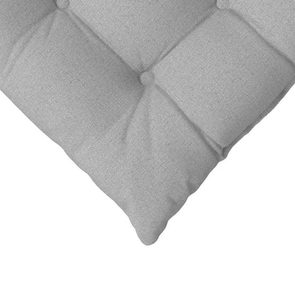 vidaXL Sitzkissen 4 pcs Wolkengrau 40 x 40 x 6 cm Stoff