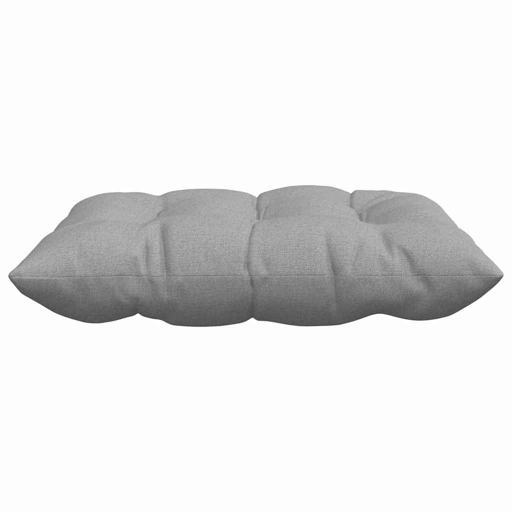 vidaXL Sitzkissen 4 pcs Wolkengrau 40 x 40 x 6 cm Stoff