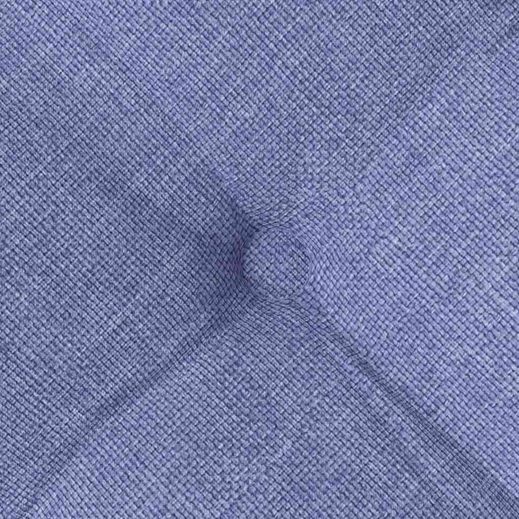 vidaXL Coussins de chaise 4 pcs Jean bleu 40 x 40 x 6 cm Tissu