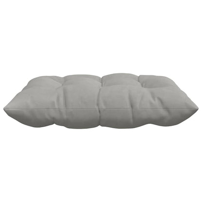 vidaXL Sitzkissen 4 pcs Hellgrau 40 x 40 x 6 cm Mikrofaser