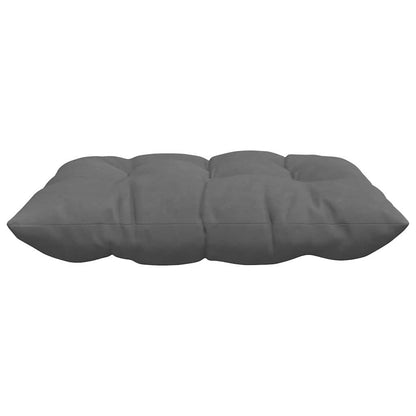 vidaXL Coussins de chaise 4 pcs Gris foncé 40 x 40 x 6 cm Microfibre