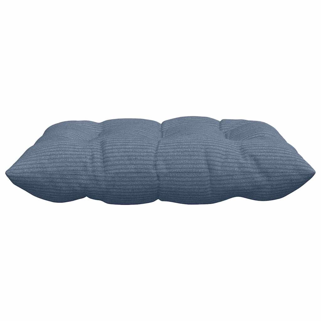 vidaXL Sitzkissen 4 pcs Blau 40 x 40 x 6 cm Cordstoff