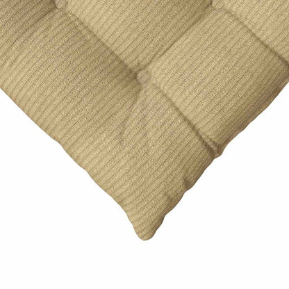 vidaXL Sitzkissen 4 pcs Grau-Grün 40 x 40 x 6 cm Cordstoff