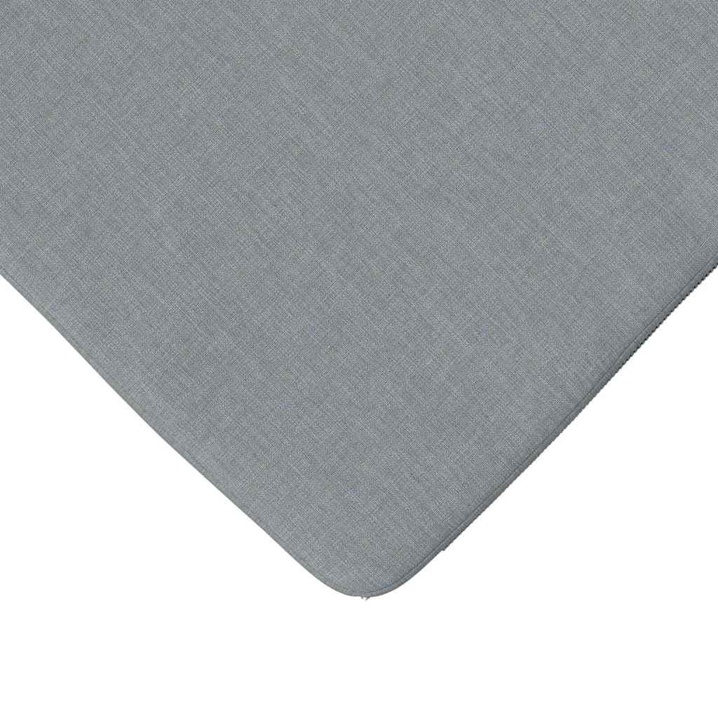 vidaXL Sitzkissen 4 pcs Hellgrau 40 x 40 x 3 cm Stoff