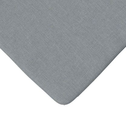 vidaXL Sitzkissen 4 pcs Hellgrau 40 x 40 x 3 cm Stoff