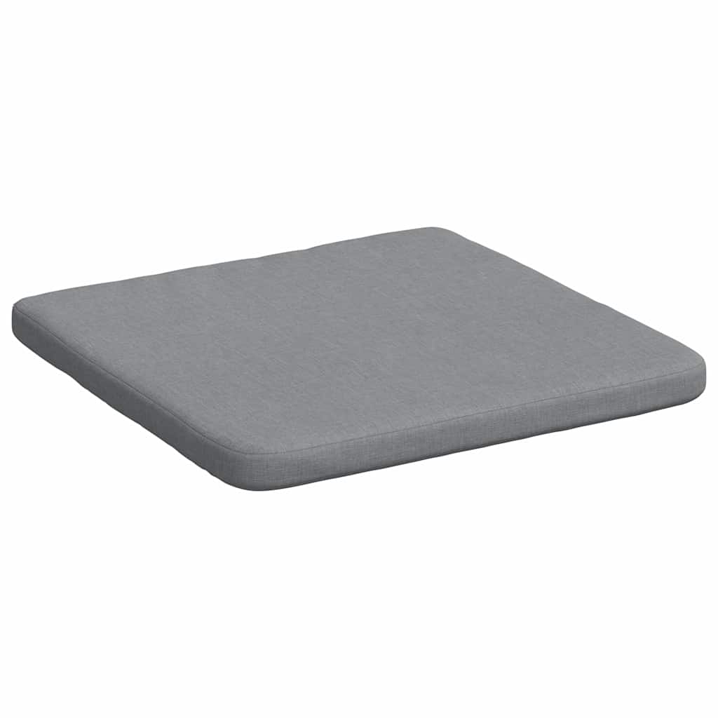 vidaXL Sitzkissen 4 pcs Hellgrau 40 x 40 x 3 cm Stoff