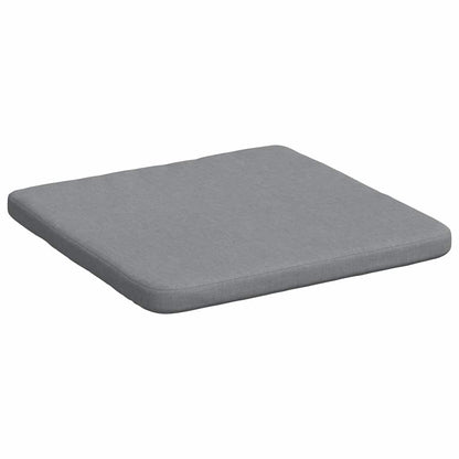 vidaXL Sitzkissen 4 pcs Hellgrau 40 x 40 x 3 cm Stoff