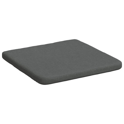 vidaXL Sitzkissen 4 pcs Dunkelgrau 40 x 40 x 3 cm Stoff