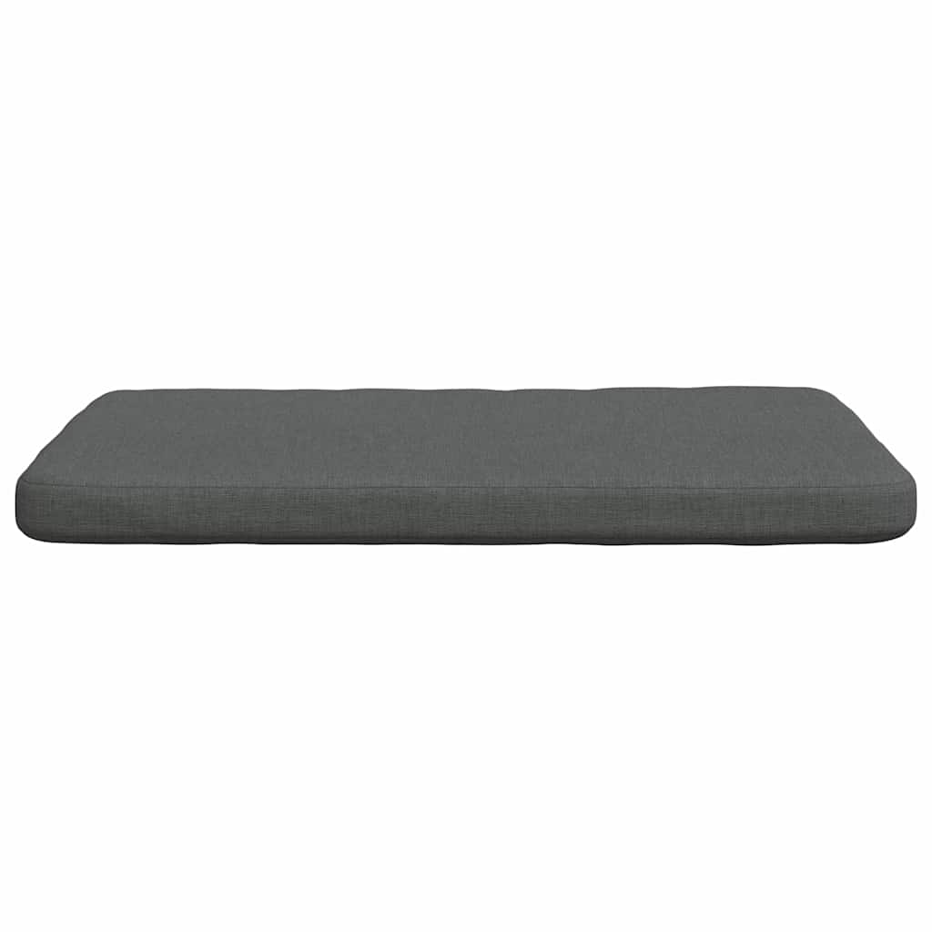 vidaXL Sitzkissen 4 pcs Dunkelgrau 40 x 40 x 3 cm Stoff