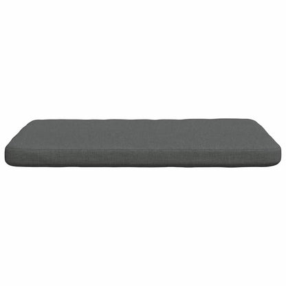 vidaXL Sitzkissen 4 pcs Dunkelgrau 40 x 40 x 3 cm Stoff