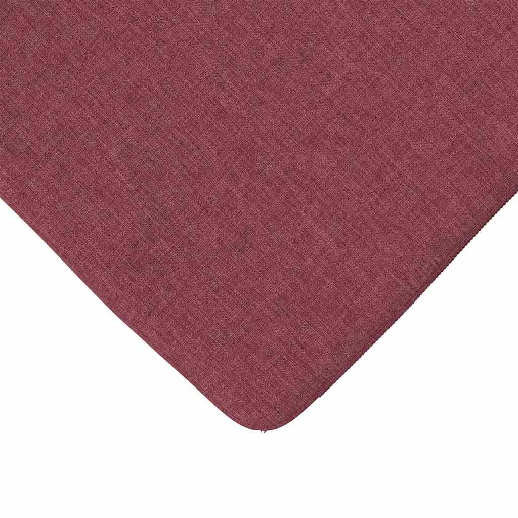 vidaXL Sitzkissen 4 pcs Weinrot 40 x 40 x 3 cm Stoff