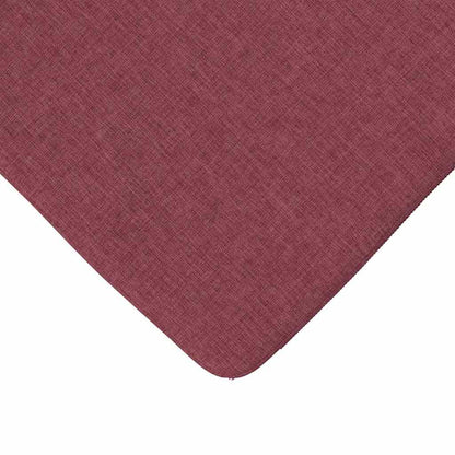 vidaXL Sitzkissen 4 pcs Weinrot 40 x 40 x 3 cm Stoff