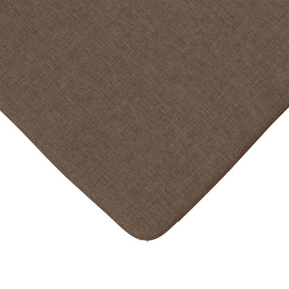 vidaXL Sitzkissen 4 pcs Braun 40 x 40 x 3 cm Stoff