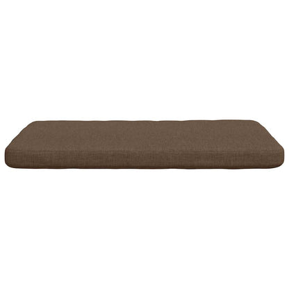 vidaXL Sitzkissen 4 pcs Braun 40 x 40 x 3 cm Stoff
