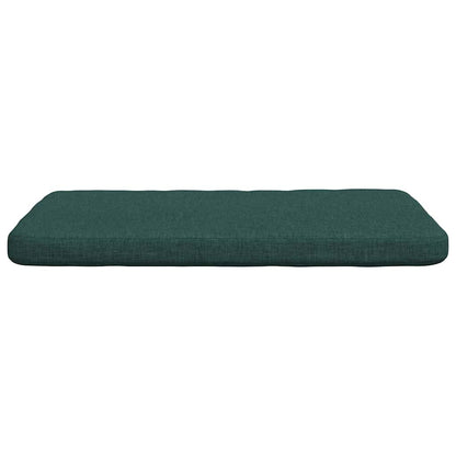 vidaXL Sitzkissen 4 pcs Dunkelgrün 40 x 40 x 3 cm Stoff