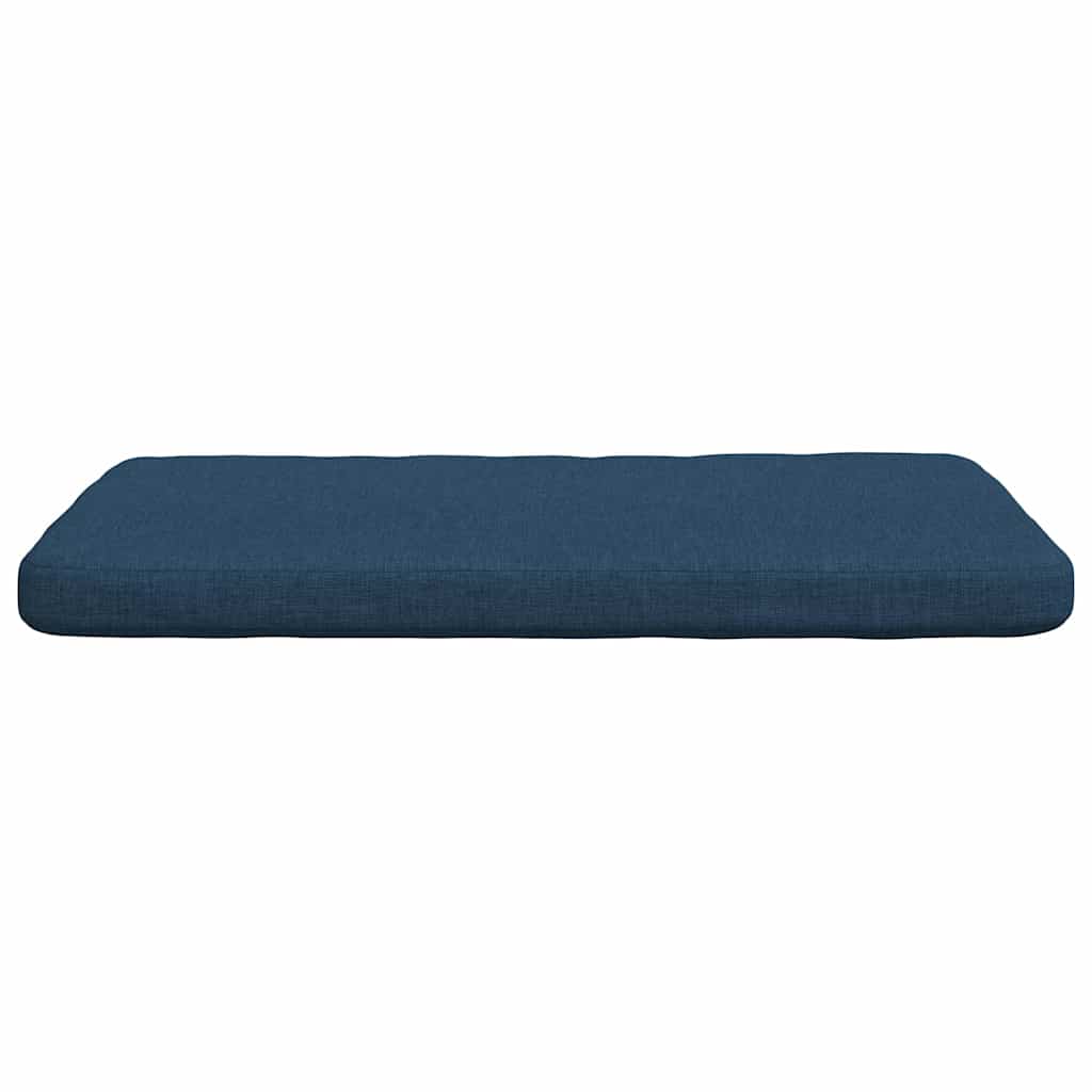 Sitzkissen 4 pcs Blau 40 x 40 x 3 cm Stoff