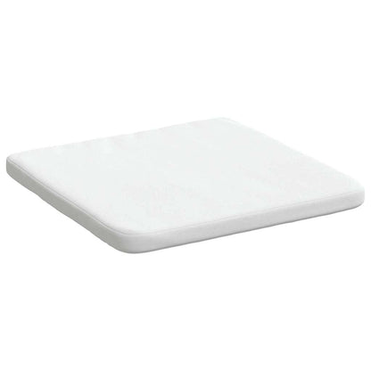 vidaXL Sitzkissen 4 Stück Weiß 40 x 40 x 3 cm Stoff