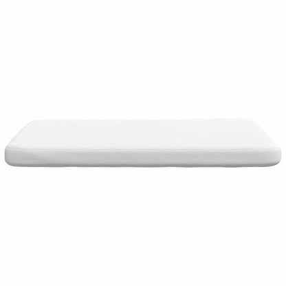 vidaXL Sitzkissen 4 Stück Weiß 40 x 40 x 3 cm Stoff