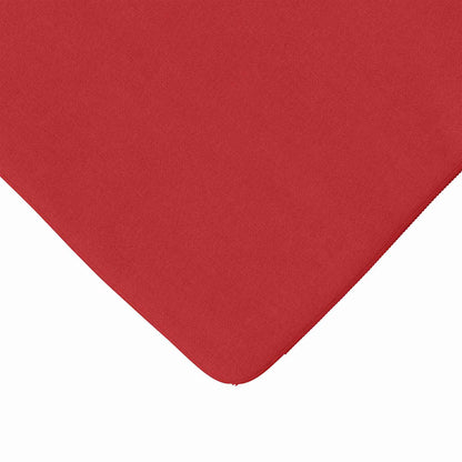 vidaXL Sitzkissen 4 pcs Rot 40 x 40 x 3 cm Stoff