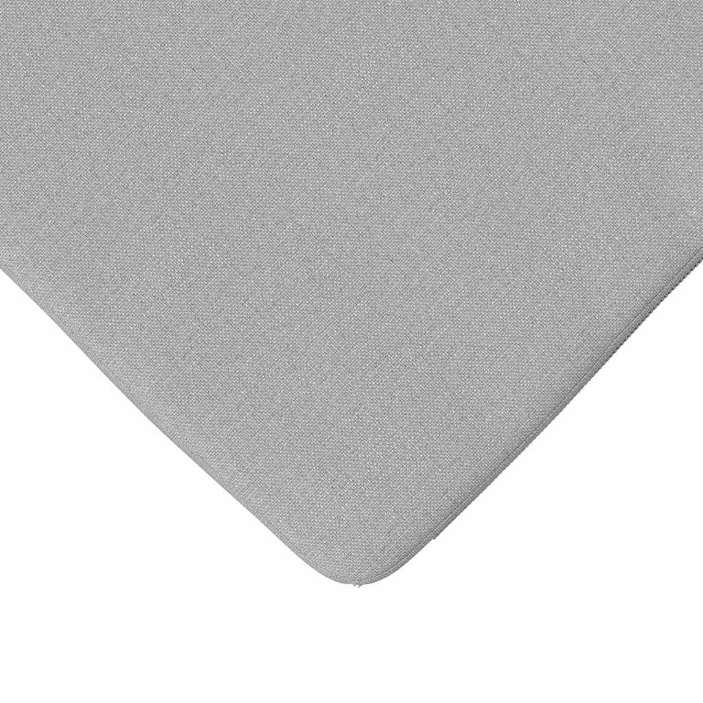 vidaXL Sitzkissen 4 pcs Wolkengrau 40 x 40 x 3 cm Stoff
