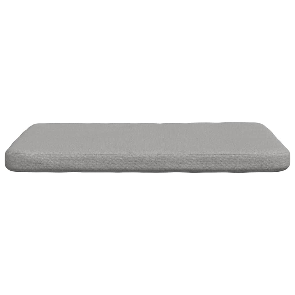 vidaXL Sitzkissen 4 pcs Wolkengrau 40 x 40 x 3 cm Stoff