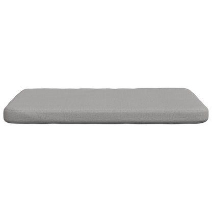 vidaXL Sitzkissen 4 pcs Wolkengrau 40 x 40 x 3 cm Stoff