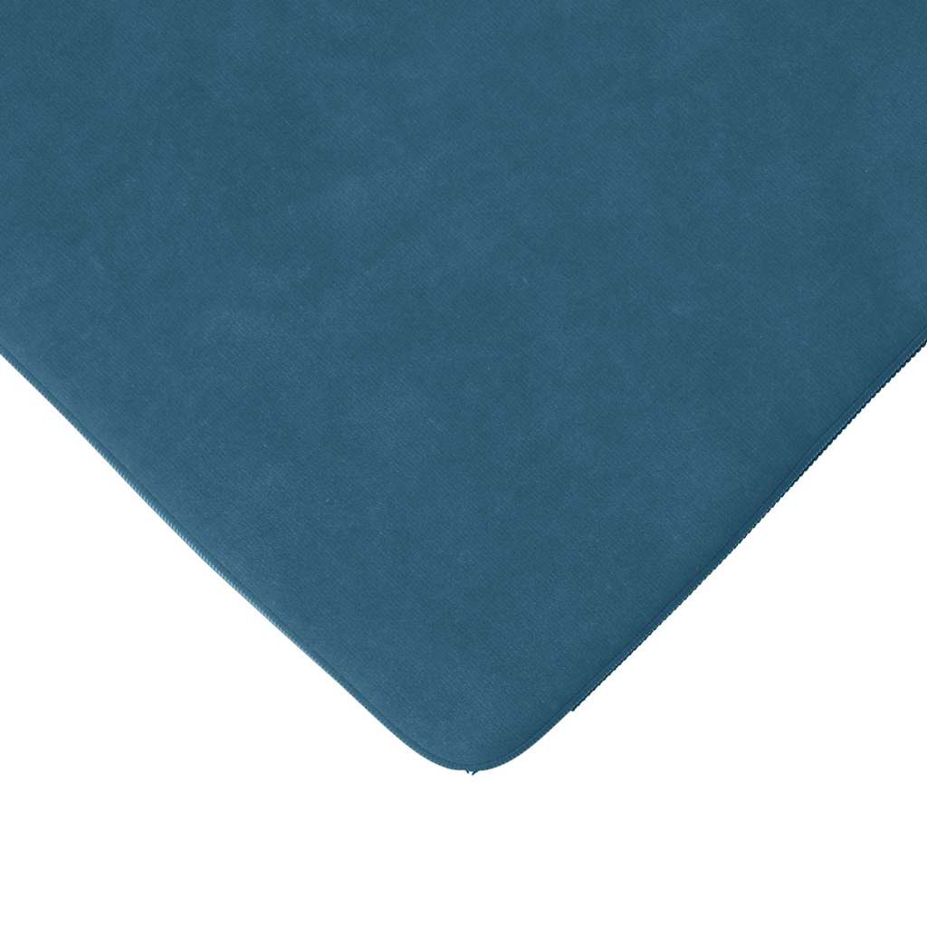 vidaXL Sitzkissen 4 pcs Blau 40 x 40 x 3 cm Samt