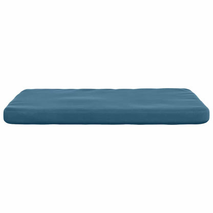 vidaXL Sitzkissen 4 pcs Blau 40 x 40 x 3 cm Samt
