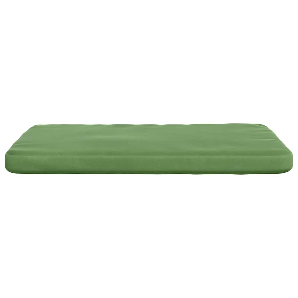 vidaXL Sitzkissen 4 pcs Hellgrün 40 x 40 x 3 cm Samt
