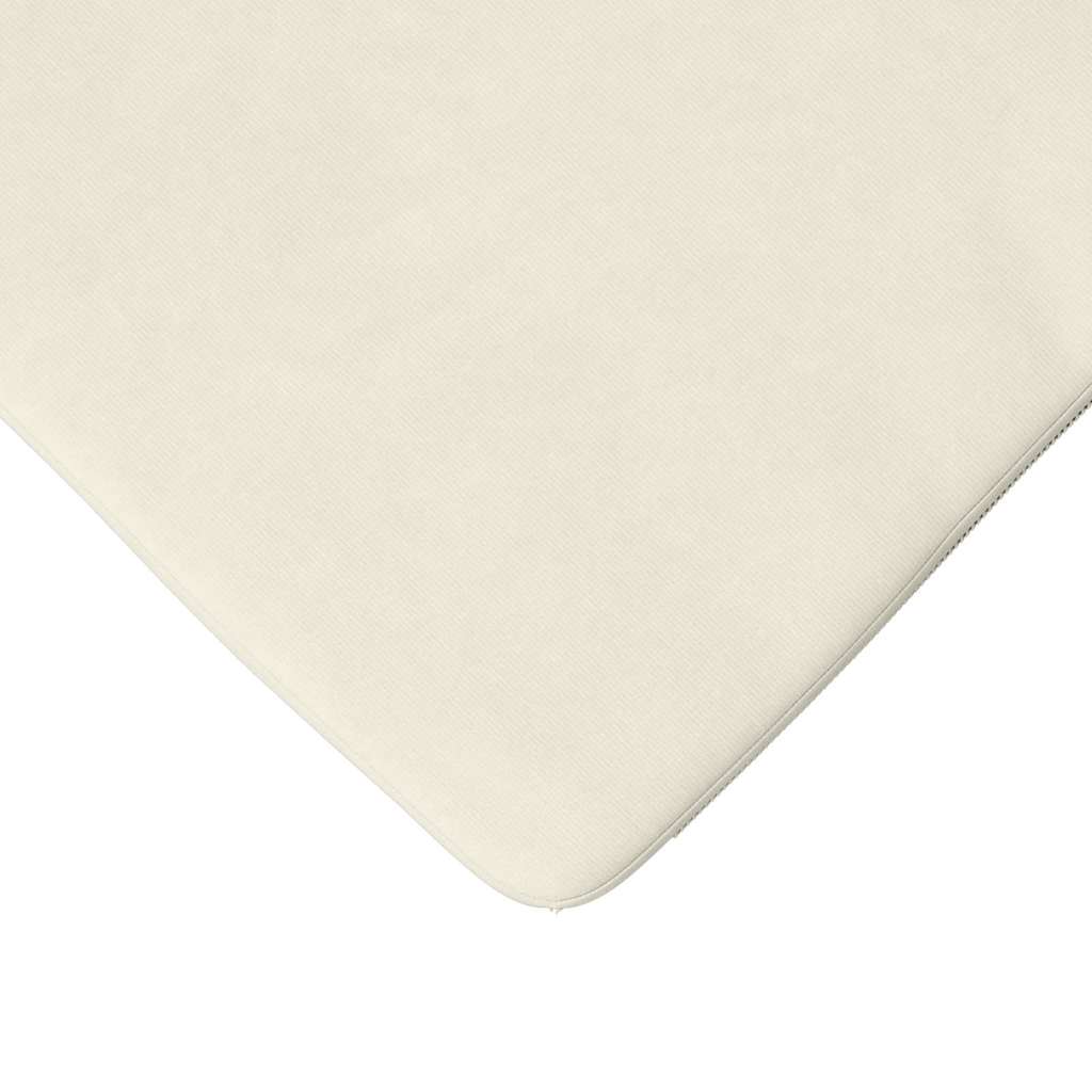 Sitzkissen 4 pcs Creme 40 x 40 x 3 cm Samt