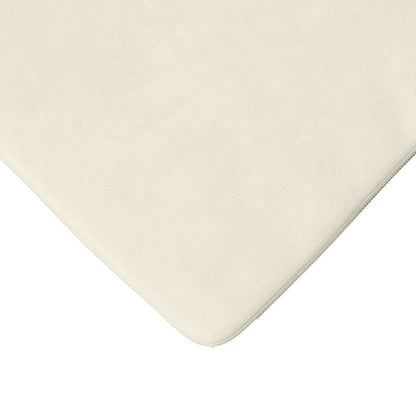 Sitzkissen 4 pcs Creme 40 x 40 x 3 cm Samt