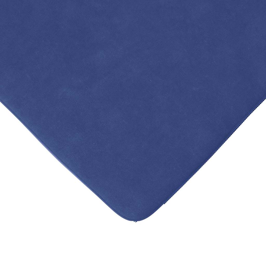 vidaXL Sitzkissen 4 pcs Polizeiblau 40 x 40 x 3 cm Samt