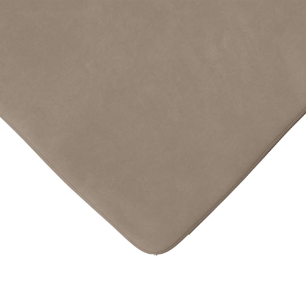 vidaXL Sitzkissen 4 pcs Taupe 40 x 40 x 3 cm Mikrofaserstoff