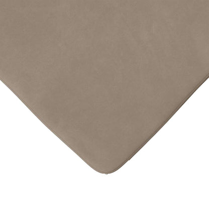 vidaXL Sitzkissen 4 pcs Taupe 40 x 40 x 3 cm Mikrofaserstoff