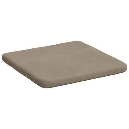 vidaXL Sitzkissen 4 pcs Taupe 40 x 40 x 3 cm Mikrofaserstoff