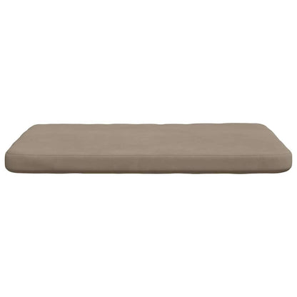 vidaXL Sitzkissen 4 pcs Taupe 40 x 40 x 3 cm Mikrofaserstoff