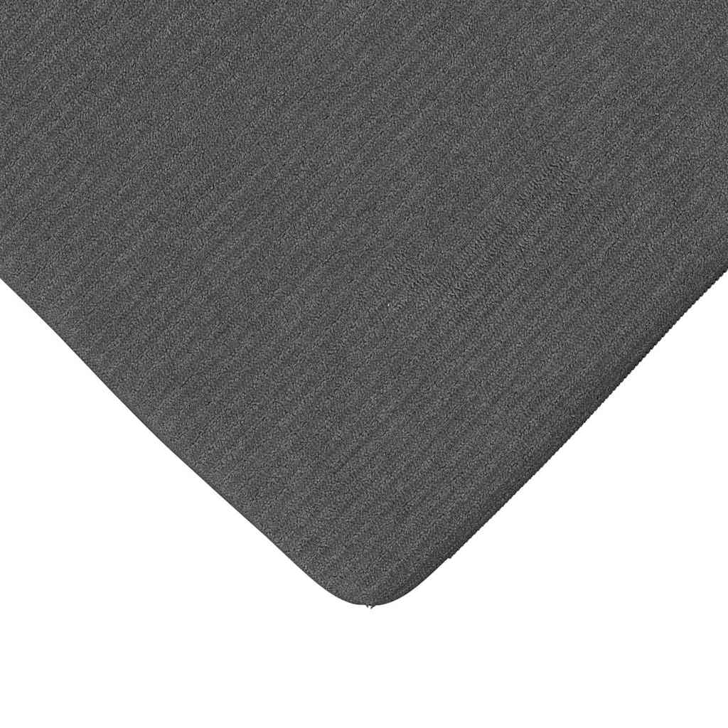 vidaXL Sitzkissen 4 pcs Dunkelgrau 40 x 40 x 3 cm Cordstoff