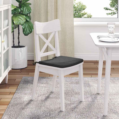 vidaXL Sitzkissen 4 pcs Dunkelgrau 40 x 40 x 3 cm Cordstoff