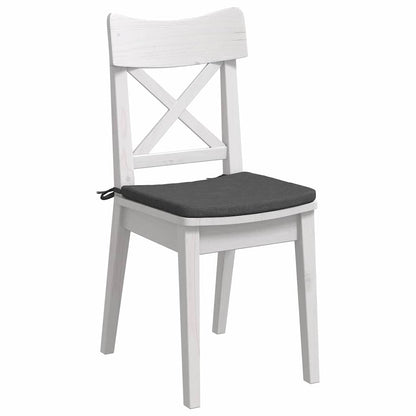 vidaXL Sitzkissen 4 pcs Dunkelgrau 40 x 40 x 3 cm Cordstoff