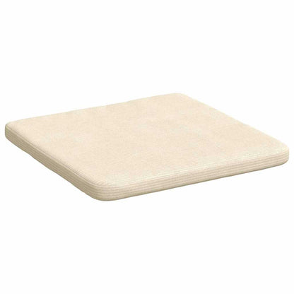 Sitzkissen 4 pcs Creme 40 x 40 x 3 cm Cordstoff
