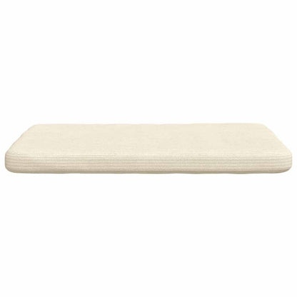 Sitzkissen 4 pcs Creme 40 x 40 x 3 cm Cordstoff