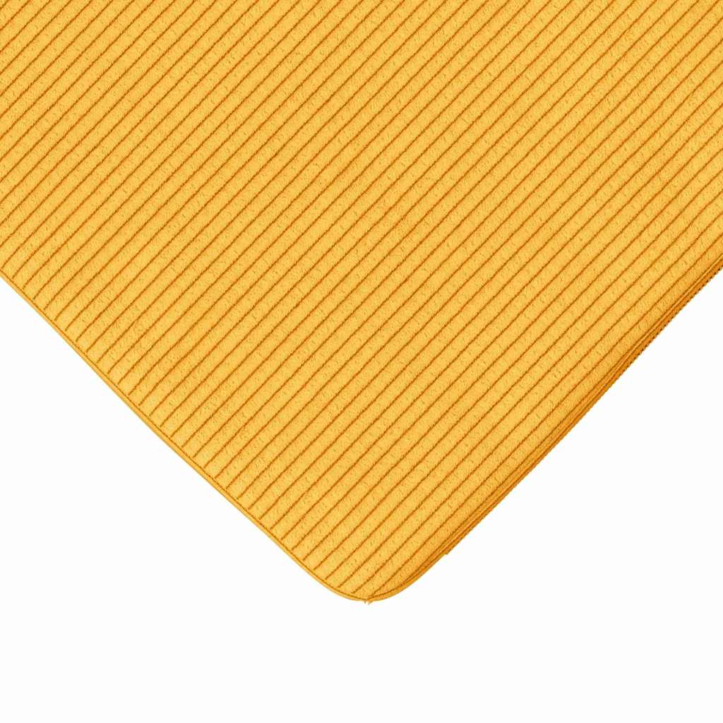 vidaXL Sitzkissen 4 pcs Helles Gelb 40 x 40 x 3 cm Cordstoff