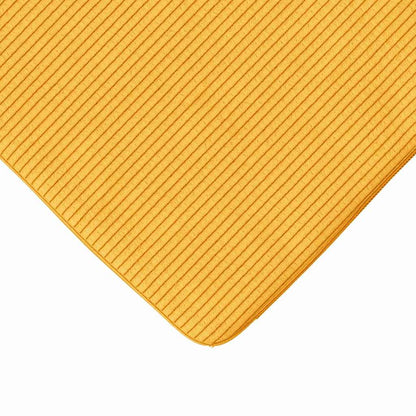 vidaXL Sitzkissen 4 pcs Helles Gelb 40 x 40 x 3 cm Cordstoff
