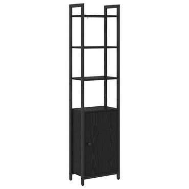 vidaXL Bücherregal Schwarz Eichen-Optik 40 x 24 x 161 cm Holzwerkstoff
