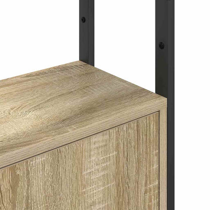 vidaXL Bibliothèque chêne Sonoma 40 x 24 x 161 cm en bois d'ingénierie