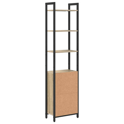 vidaXL Bibliothèque chêne Sonoma 40 x 24 x 161 cm en bois d'ingénierie