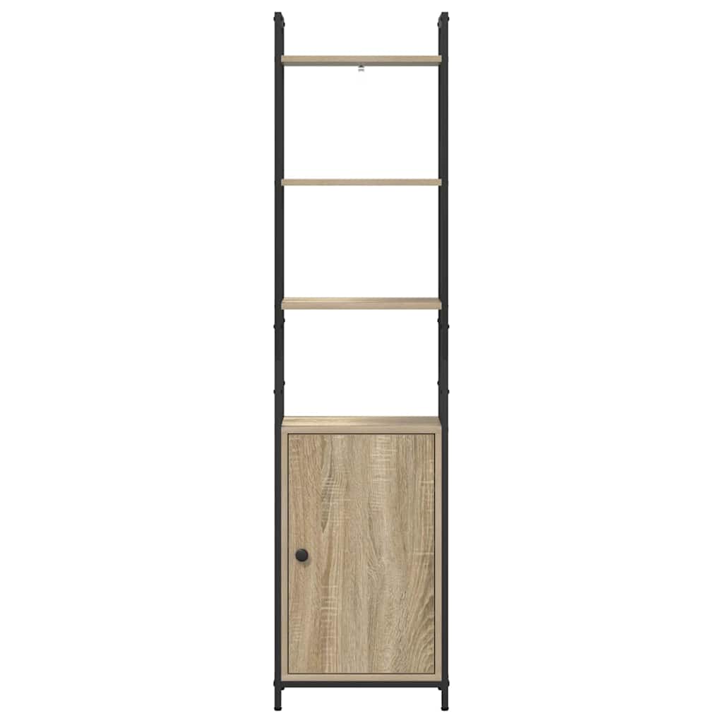 vidaXL Bibliothèque chêne Sonoma 40 x 24 x 161 cm en bois d'ingénierie