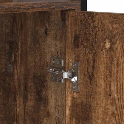 Bücherregal Geräucherte Eiche 40 x 24 x 161 cm Holzwerkstoff